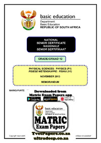 Physical Sciences P1 Nov 2013 Memo Afr & Eng.pdf